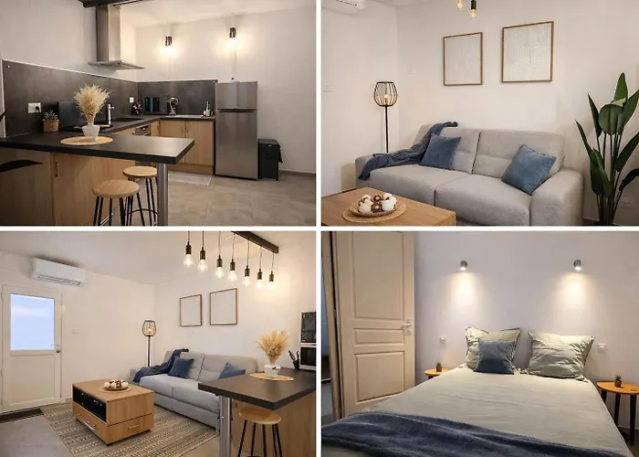 아파트 Cocon Rdc Centre-ville Clim 몽뗄리마